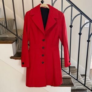 Chic Scarlet Women's Fit & Flare Coat